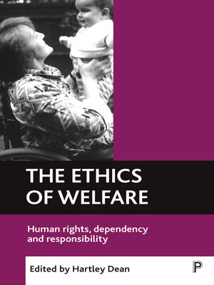 cover image of The ethics of welfare
